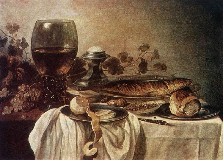 Pieter Claesz Breakfast-piece France oil painting art